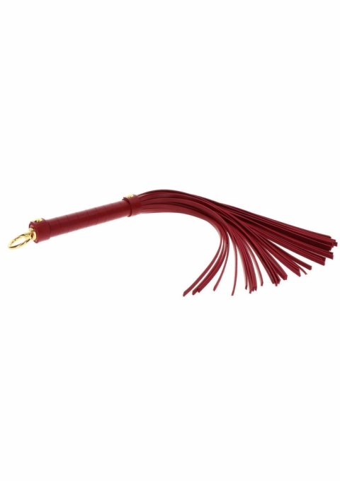 TABOOM Large Whip luksusowy długi bat do akcesoriow bondage czarny