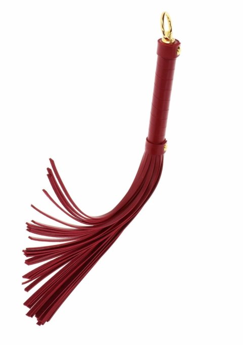 TABOOM Large Whip luksusowy długi bat do akcesoriow bondage czarny