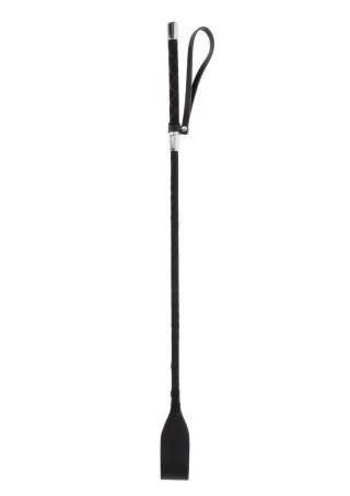 TABOOM Riding Crop elegancki bat z wegańskiej skory 50 cm czarny