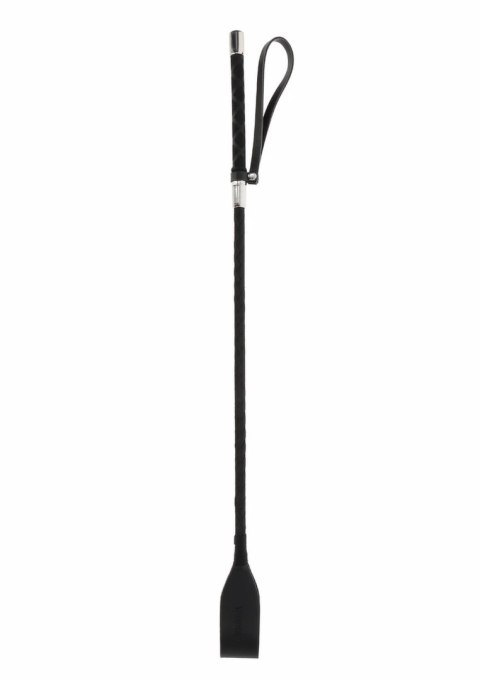 TABOOM Riding Crop elegancki bat z wegańskiej skory 50 cm czarny