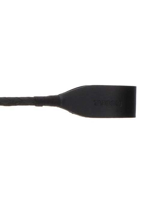 TABOOM Riding Crop elegancki bat z wegańskiej skory 50 cm czarny
