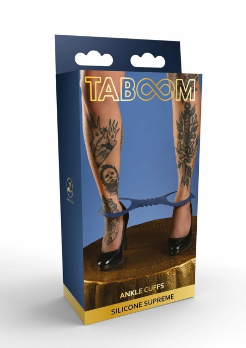 TABOOM Silicone Ankle Cuffs - silikonowe mankiety na kostki, czarne