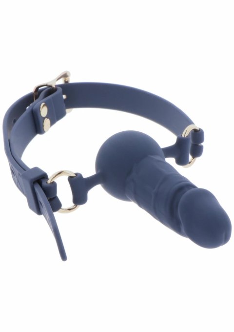 TABOOM Silicone Penis Ball Gag - silikonowy knebel z anatomicznym kształtem