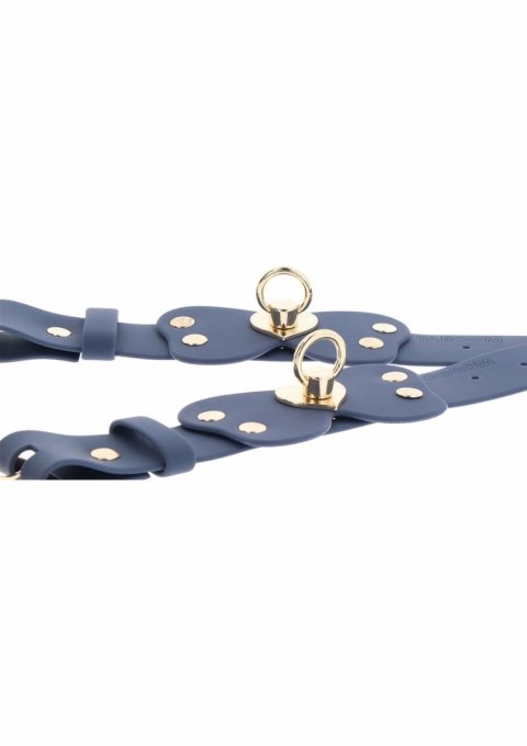 TABOOM Silicone Wrist Cuff Set silikonowe kajdanki z regulacją czarne