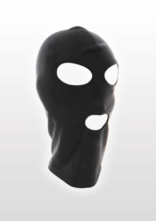 TABOOM Spandex Hood lekka maska z otworami na oczy i usta czarna