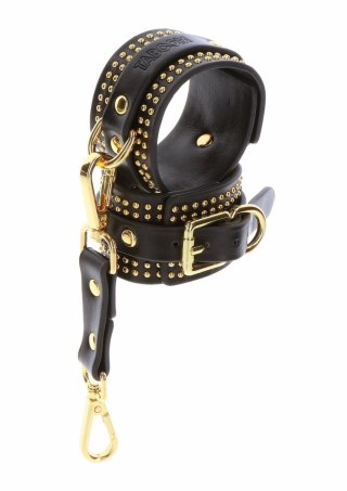 TABOOM Studded Wrist Cuffs Set czarne mankiety z ćwiekami regulowane