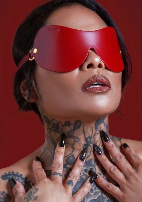 Taboom Avantgarde Blindfold luksusowa opaska na oczy czarna