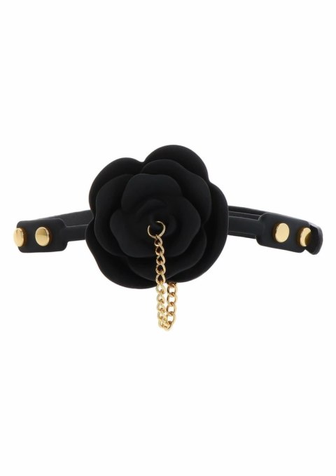 Taboom Dona Rose Ball Gag with Plug - silikonowy knebel z zatyczką