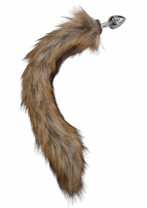 Taboom Foxtail Plug aluminiowy z puszystym ogonem szary 8713221831217