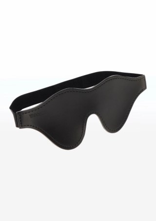 Taboom Intense Dark Blindfold opaska z ekoskory welurowa czarna
