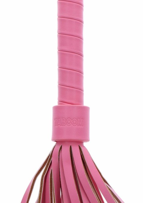 Taboom Malibu Whip rożowy bat z wegańskiej skory PU 45 cm