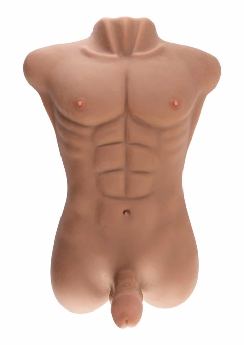 BANGERS Dude, Fuck Me! 13 kg - anatomiczny model TPE, 19 cm, realistyczny tors
