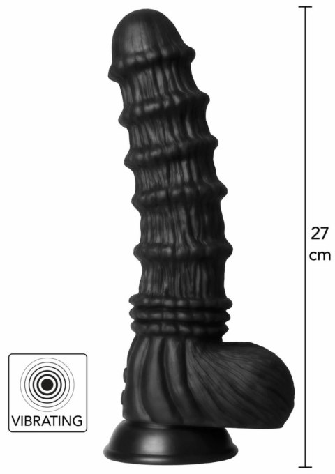 Dragon Monster Dildo silikonowy model XL z funkcją wibracji i przyssawką