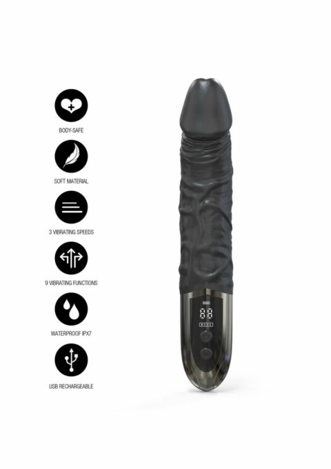 EXTREME by HIDDEN DESIRE Anal Power Vibrator silikonowy czarny