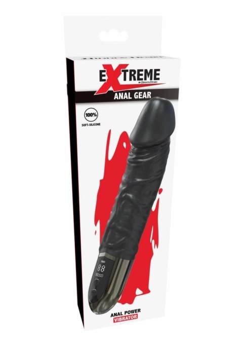 EXTREME by HIDDEN DESIRE Anal Power Vibrator silikonowy czarny