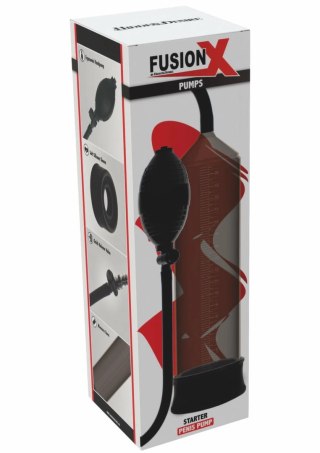 FUSION X Starter Penis Pump - pompka prożniowa z miarką, czarna