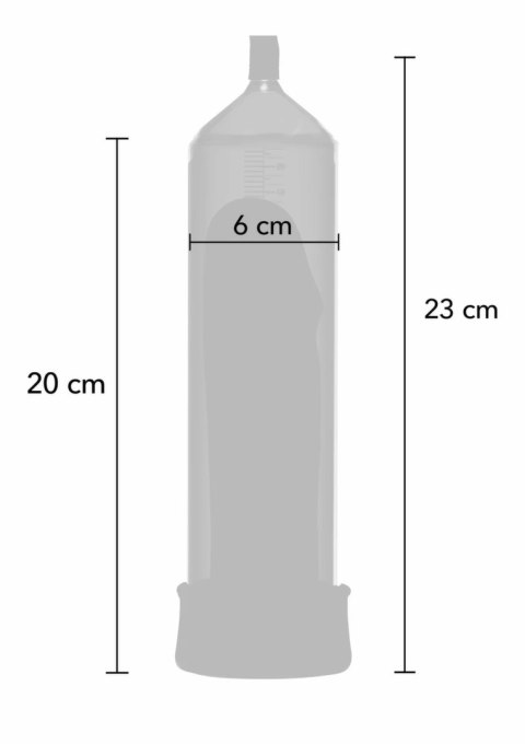 FUSION X Starter Penis Pump - pompka prożniowa z miarką, czarna