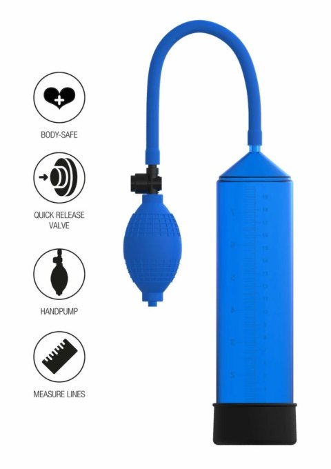 Fusion X Starter Penis Pump - pompa prożniowa z miarką, transparentna