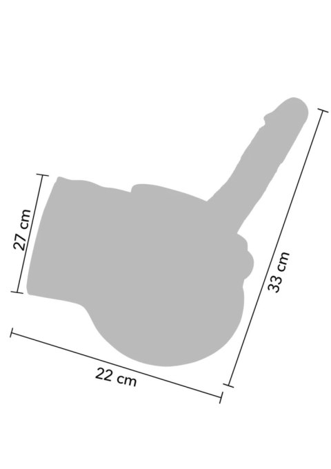 HIDDEN DESIRE BANGERS Ride My Hard Dick 4.5 kg - model anatomiczny XL