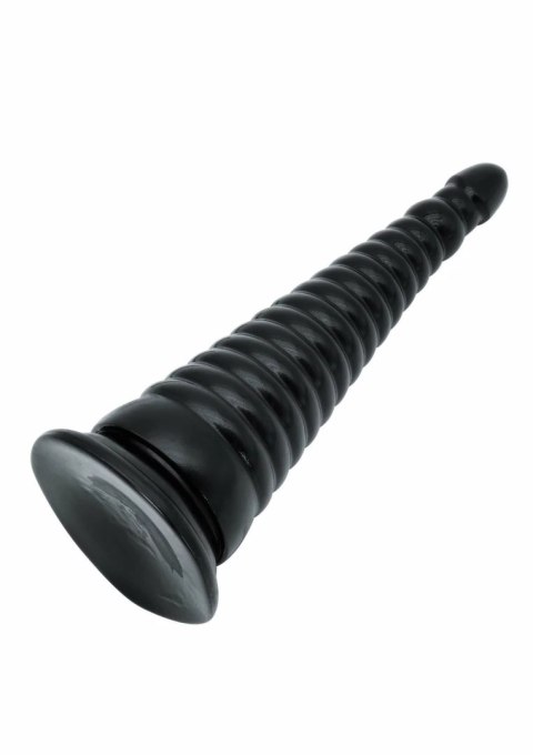 HIDDEN DESIRE Extreme Anal Cone 33 cm - model XXL, czarny, PVC