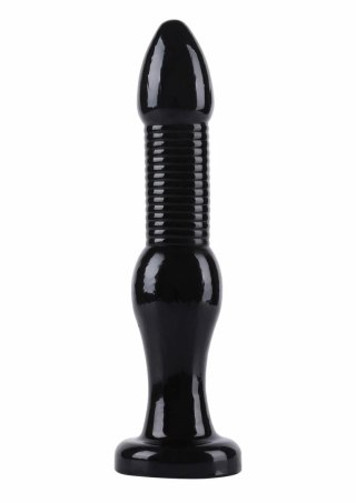 HIDDEN DESIRE Extreme Anal Intruder 28 cm czarny PVC XXL