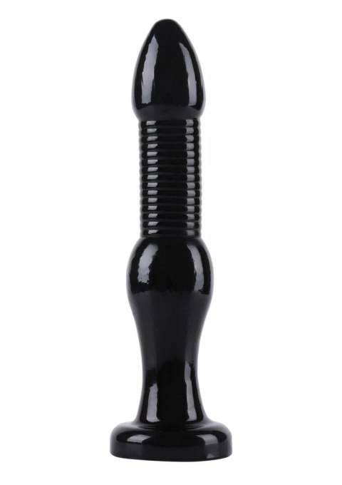 HIDDEN DESIRE Extreme Anal Intruder 28 cm czarny PVC XXL
