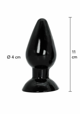 HIDDEN DESIRE Extreme Buttplug Medium 11 cm anatomiczny czarny