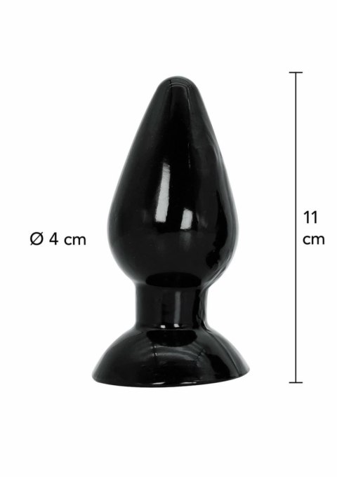 HIDDEN DESIRE Extreme Buttplug Medium 11 cm anatomiczny czarny