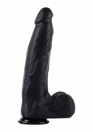 HIDDEN DESIRE Extreme Dong 32 cm - model XXL, czarny, PVC