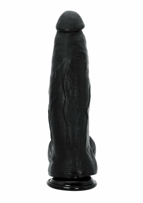 HIDDEN DESIRE Extreme Dong 32 cm - model XXL, czarny, PVC