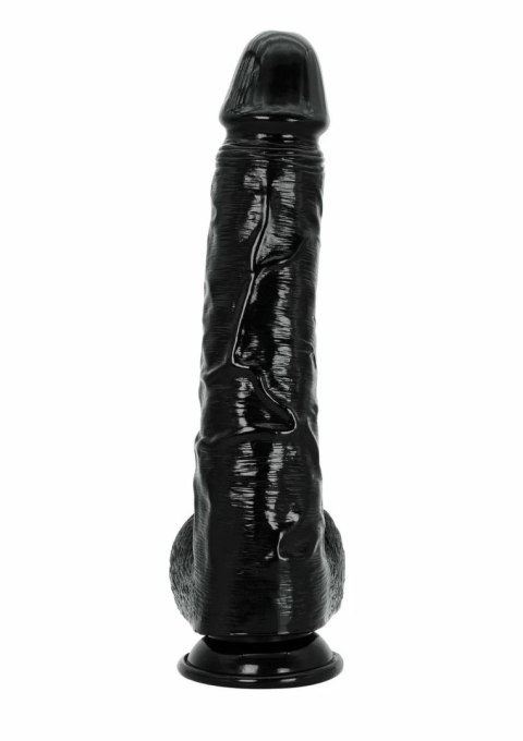 HIDDEN DESIRE Extreme Dong 38 cm - model XXL, szeroka podstawa, czarny