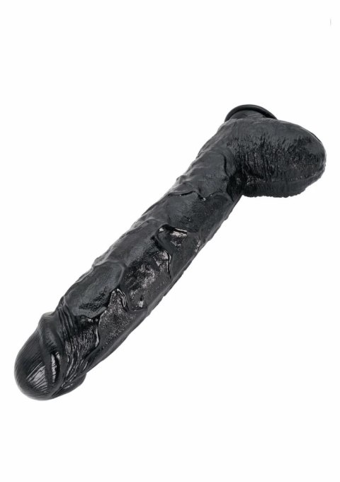HIDDEN DESIRE Extreme Dong 43 cm - model XXL, czarny, PVC