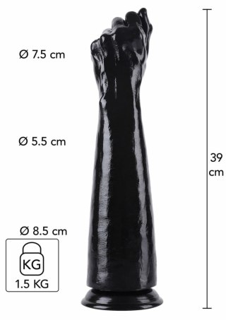HIDDEN DESIRE Extreme Fist Fucker 39 cm czarny model XXL PVC