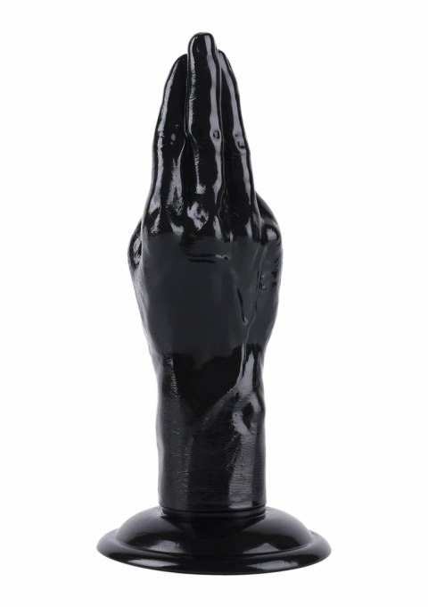 HIDDEN DESIRE Extreme Hand Fucker 24 cm - model XXL, czarny PVC