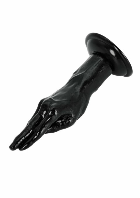 HIDDEN DESIRE Extreme Hand Fucker 24 cm - model XXL, czarny PVC
