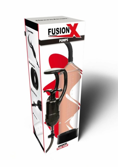 HIDDEN DESIRE FUSION X Advanced - pompka prożniowa z miarką, czarna