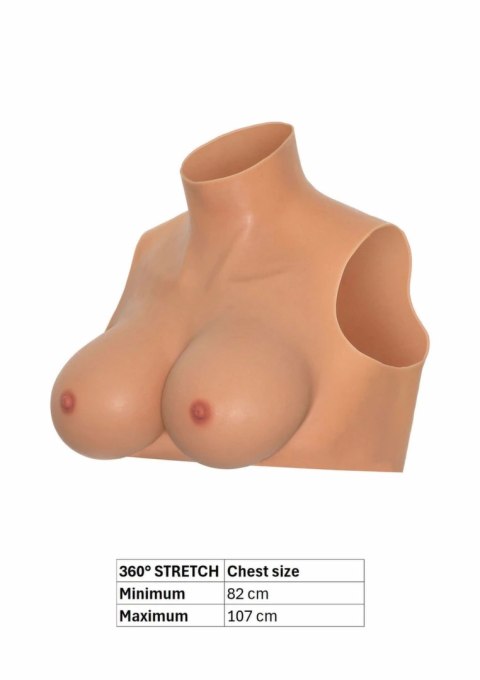 Hidden Desire ALTER EGO Wearable Breasts Crop Top G Cup silikonowy top damski