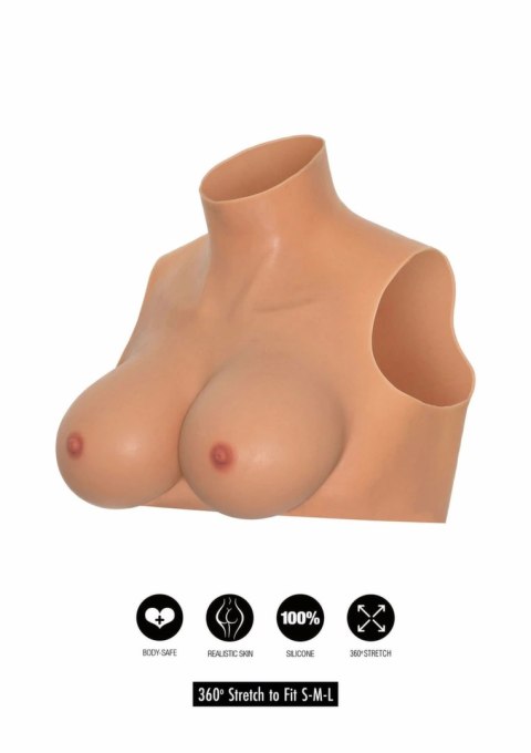 Hidden Desire ALTER EGO Wearable Breasts Crop Top G Cup silikonowy top damski