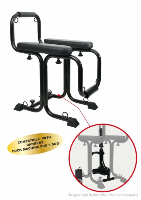 Hidden Desire Bangers Bondage Seat z 8 punktami mocowania, czarny, do 150 kg