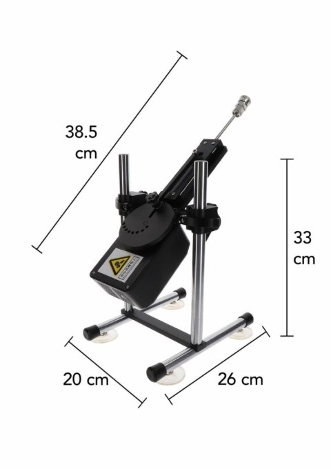 Hidden Desire Bangers Fuck Machine Pro 2 - kompaktowa maszyna intymna 70W, 10 cm skok
