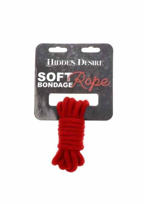 Hidden Desire Bondage Rope 3 Meter - wytrzymała lina polipropylenowa do praktyk wiązania