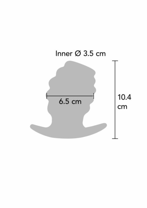 Hidden Desire Invader Open Plug Extra Large silikonowy anatomiczny XL