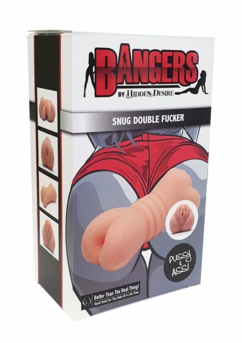 Hidden Desire Snug Double Fucker - dwukomorowa maszyna intymna TPR