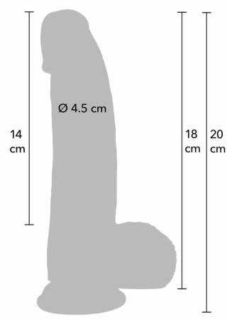 INFERNO by HIDDEN DESIRE Liquid Silicone 18 cm - model anatomiczny, podwojna gęstość