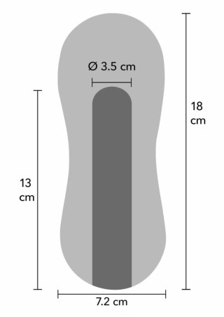 Mouth Stroker Vibrating - model z wibrującym systemem i miękką powierzchnią