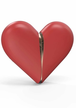 XOCOON Heartbreaker 2-in-1 - stymulator w kształcie serca, silikonowy