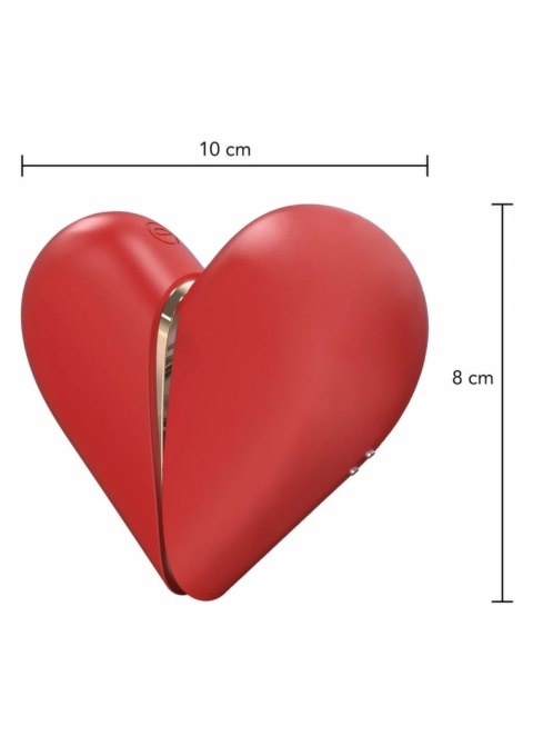 XOCOON Heartbreaker 2-in-1 - stymulator w kształcie serca, silikonowy