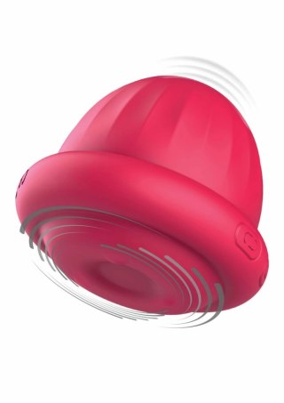 Pearl Pulse Duo Stimulator silikonowy, obrotowy i wibrujący, USB