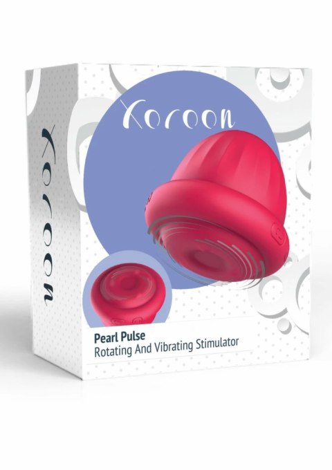 Pearl Pulse Duo Stimulator silikonowy, obrotowy i wibrujący, USB