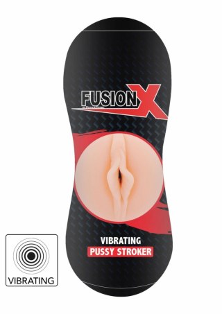 Pussy Stroker Vibrating - maszyna intymna z wibracją, kompaktowa